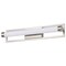 Nuvo Canal Medium Vanity LED Brushed Nickel White Acrylic Lens 62/1542 - alternate 1